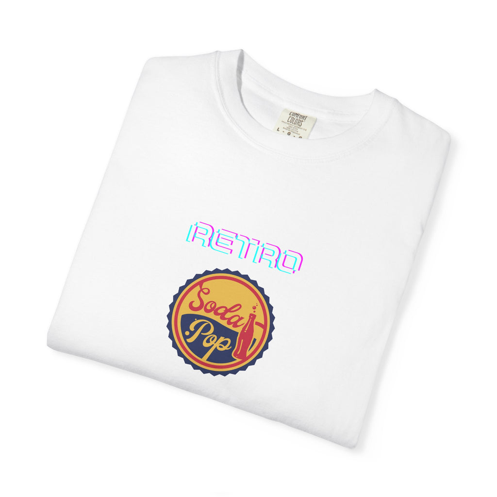 Retro Soda Pop T-Shirt — Vintage Neon Bottle Cap Graphic
