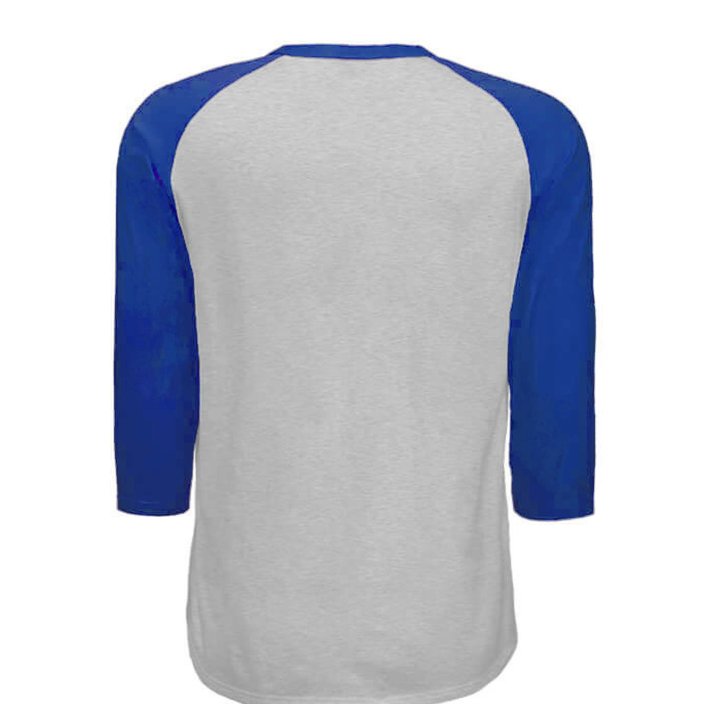 HEATHER GREY / ROYAL - BACK