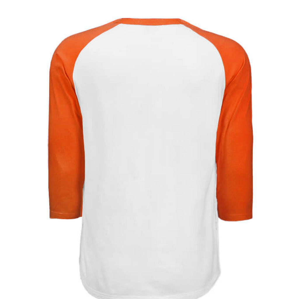 WHITE / DEEP ORANGE - BACK